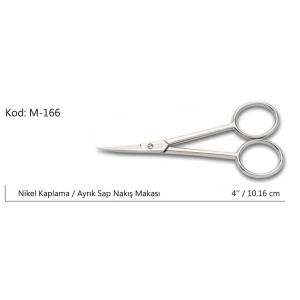 Europe Ayrık Saplı Nakış Makası Süper Kalite No:4 10,16 Cm