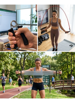 Ev Fitness Seti Kardiyo Ve Kas Geliştirme Egzersiz Seti