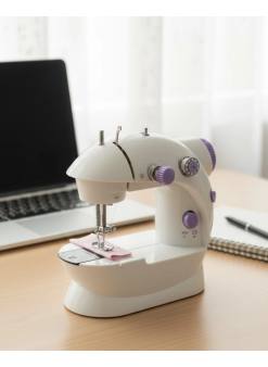 Ev Tipi Mini Dikiş Makinesi Ayarlanabilir Hız Ve Işıklı