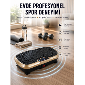 Ev Tipi Titreşimli Spor Aleti Yağ Yakım Destekli Tasarım Yeni Nesil