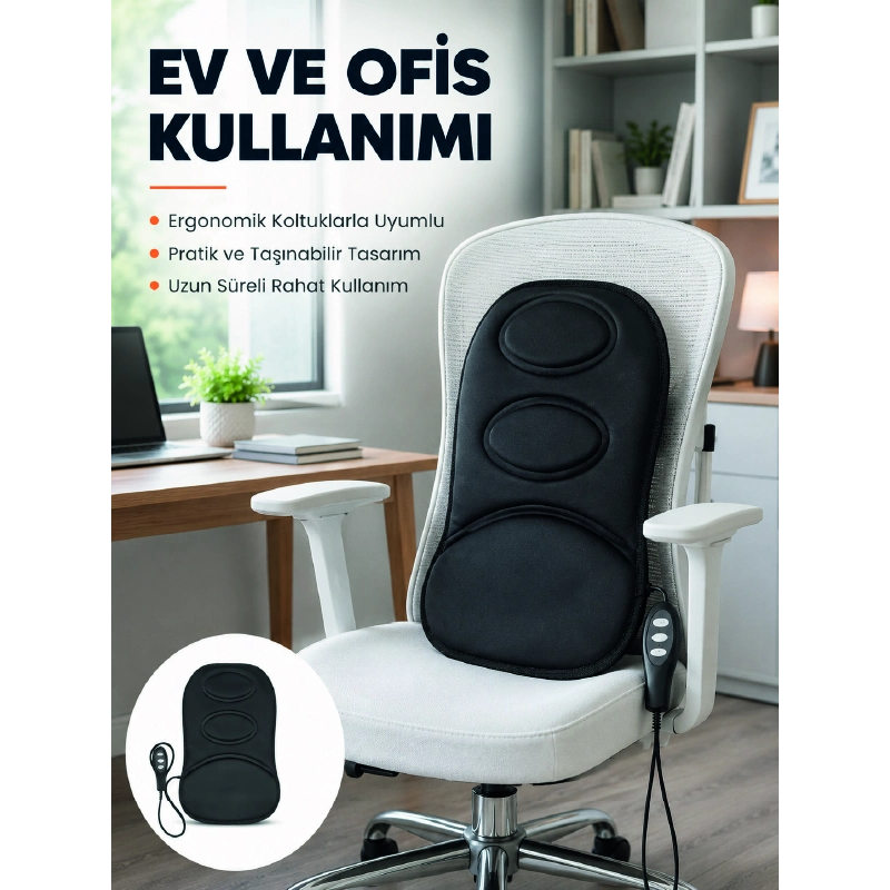 Ev Ve Araç İçin Masaj Minderi Modlu Isıtmalı Titreşimli Koltuk Masaj Pedi Ev Ve Araç İçin Masaj Minderi Modlu Isıtmalı Titreşimli Koltuk Masaj Pedi