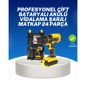 Ev Ve Atölye İçin 12v Akülü Matkap | Plastik Mandren Ve Metal Şanzıman
