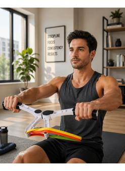 Evde Spor İçin Direnç Bantlı Üst Vücut Egzersiz Aleti