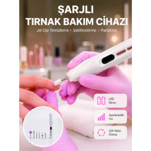Evde Ve Profesyonel Kullanıma Uygun Tasarımlı Tırnak Bakım Cihazı