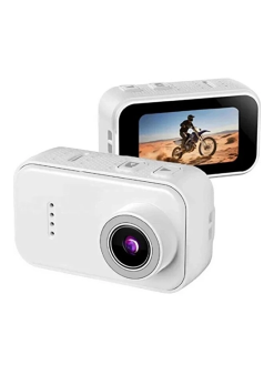 F2 2k 1080p Parmak Kamera 130° Geniş Açı Ips Ekranlı 25g Mini Taşınabilir Cep Kamerası Beyaz