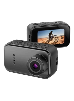 F2 2k 1080p Parmak Kamera 130° Geniş Açı Ips Ekranlı 25g Mini Taşınabilir Cep Kamerası Siyah
