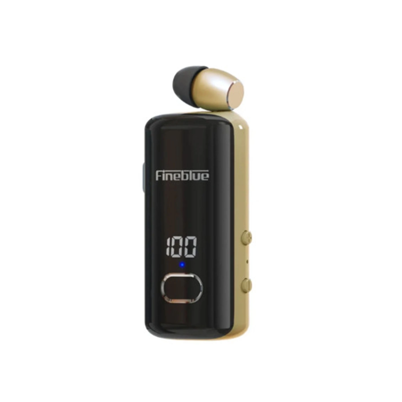 Fineblue F580 Dijital Göstergeli Makaralı Titreşimli Bluetooth Kulaklık Gold Fineblue F580 Dijital Göstergeli Makaralı Titreşimli Bluetooth Kulaklık Gold