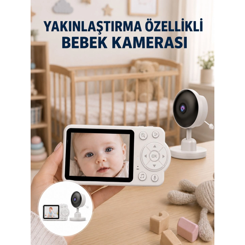 Fhss Teknolojili Güvenli Bebek Monitörü Net Görüntü Yeni Nesil Fhss Teknolojili Güvenli Bebek Monitörü Net Görüntü Yeni Nesil