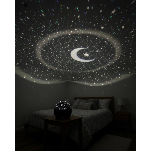 Fişli Yıldız Projektör Gece Lambası Müzikli