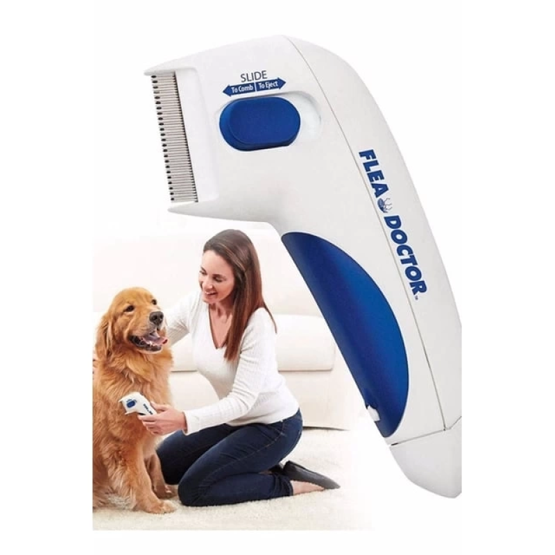 Flea Doctor Kedi Ve Köpekler İçin Pilli Pire Tarağı Flea Doctor Kedi Ve Köpekler İçin Pilli Pire Tarağı