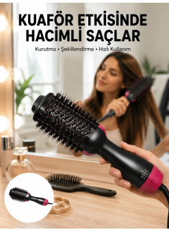 Fön Tarak 1200 W Saç Şekillendirici Saç Düzleştirici Saç Kurutma Yeni Nesil