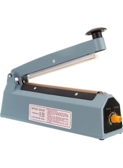Fs-200 Metal Gövdeli Kullanımı Kolay Poşet Ağzı Kapama Yapıştırma Makinası (20cm) Impulse