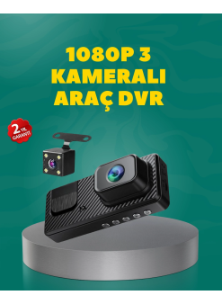Full Hd 1080p Araç Kamerası | Gece Görüşlü, Döngü Kayıt Ve Geri Görüş