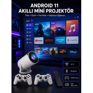Full Hd 8 Gb Ayaklı Çift Kollu 4k Video Oyun Konsolu Taşınabilir Yeni Nesil