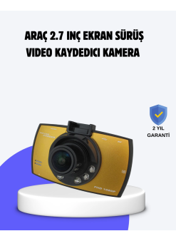 Full Hd Araç Kamerası G Sensor Gece Görüşlü Dash Cam