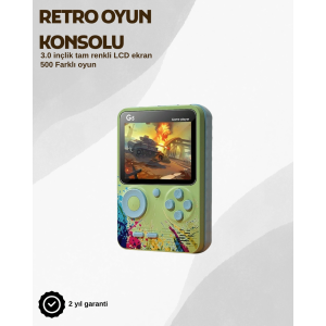 G5 Taşınabilir Retro Oyun Konsolu – Çocuk Ve Yetişkinler İçin
