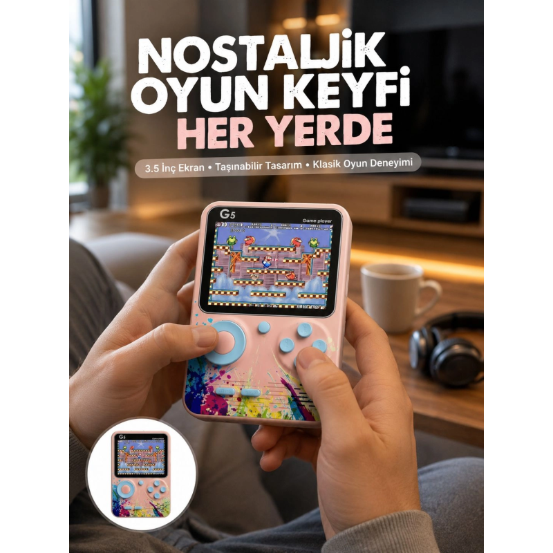 Game Box Mini 500 Adet Retro Oyun Taşınabilir Oyun Konsolu Yeni Nesil Game Box Mini 500 Adet Retro Oyun Taşınabilir Oyun Konsolu Yeni Nesil