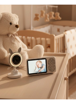 Gece Görüşlü Bebek Telsizi Besleme Hatırlatıcılı Lcd Ekran Yeni Nesil