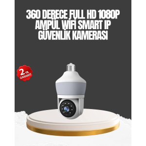 Gece Görüşlü Mobil Uygulamalı Akıllı Ampül Kamera