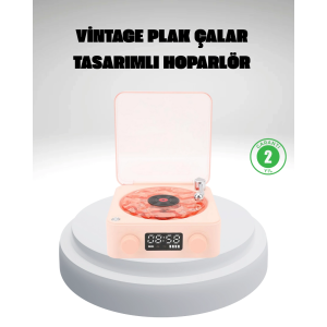 Gece Lambası Stereo Bluetooth Hoparlör Dijital Saat Su Dalgası Efektli 3-ü-1 Cihaz