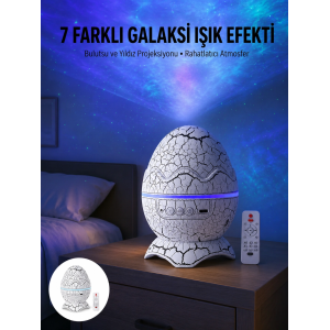 Gece Lambası Yumurta Işık Speaker Yeni Nesil Dinozor Yumurtası Görünümlü