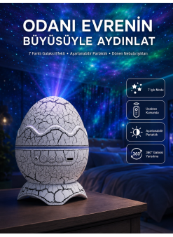 Gece Lambası Yumurta Işık Speaker Yeni Nesil Dinozor Yumurtası Görünümlü