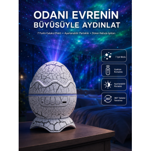 Gece Lambası Yumurta Işık Speaker Yeni Nesil Dinozor Yumurtası Görünümlü