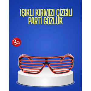 Gece Organizasyonları İçin Renkli Led Gözlük