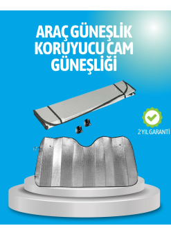 Gelişmiş Yansıtıcılı Katlanabilir Araç Güneşliği – Alüminyum & Süngerli İzolasyon Teknolojisi