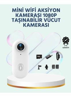 Geniş Açı Lensli Wifi Spor Ve Vlog Kamerası