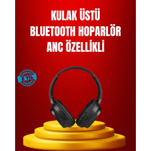 Geniş Frekans Aralıklı Bluetooth Kulak Üstü Kulaklık