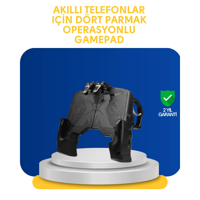 Gerçekçi Oyun Deneyimi Sunan Dört Parmak Mobil Gamepad Gerçekçi Oyun Deneyimi Sunan Dört Parmak Mobil Gamepad