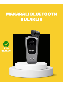 Geri Çekilebilir Kablolu Bluetooth İş Kulaklığı