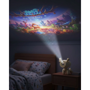 Geyik Tasarımlı Akıllı Projeksiyon 4k Destekli 500 Ansı Lümen