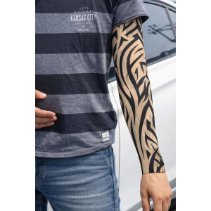 Giyilebilir Kol Dövmesi Çorap Dövme 3d Baskılı Kol Bacak Dövme 2 Adet Model 2