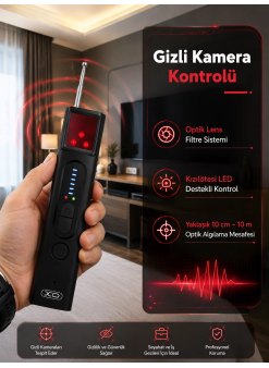 Gizli Kamera, Gps Ve Rf Sinyal Tespit Cihazı