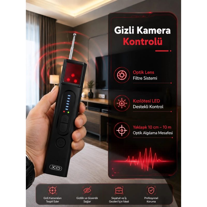 Gizli Kamera, Gps Ve Rf Sinyal Tespit Cihazı Gizli Kamera, Gps Ve Rf Sinyal Tespit Cihazı
