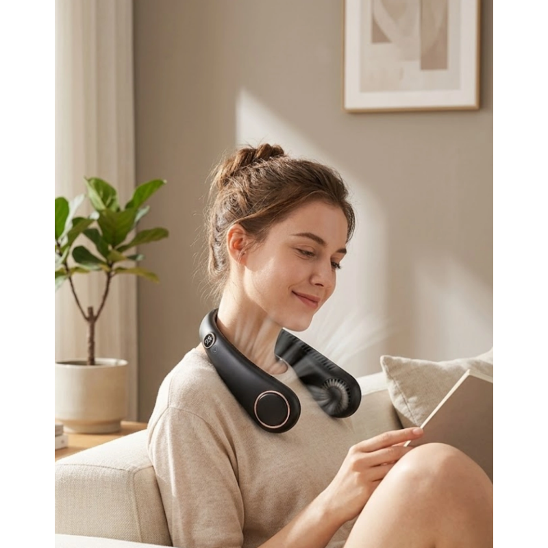 Gizli Turbo Tasarımlı Sessiz Çalışan Boyun Fanı Gizli Turbo Tasarımlı Sessiz Çalışan Boyun Fanı