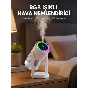 Gökyüzü Projektörlü Buhar Makinesi Ev Ofis Ve Araç Uyumlu Yeni Nesil