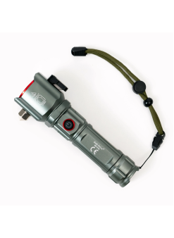 Gold  Gp-218 İle Sınırları Aşın Yeni Nesil Tg Led Teknolojisiyle Ultra Uzun Menzilli Aydınlatma Ve Acil Durumlar İçin Dahili Cam Kırıcı Bir Arada. Şarj Edilebilir, Darbeye Dayanıklı Ve Profesyo