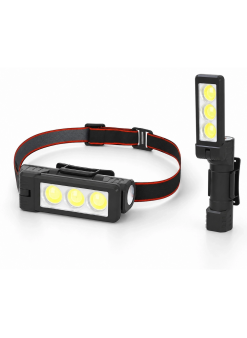 Gs-225 3 Led Usb Şarjlı Çok Fonksiyonlu Kafa Feneri