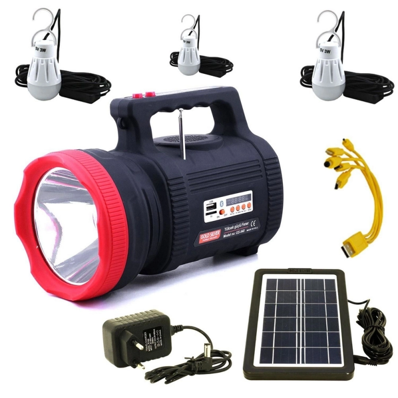 Gs-540 Güneş Enerjili Spot Fener Gs-540 Güneş Enerjili Spot Fener