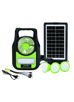 Gs-909 Bluetooth Radyo Usb Güneş Paneli Dahil Solar Enerjili 3 Ampullü Şarjlı Spot Fener