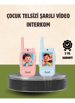 Görüntülü Walkie Talkie Çocuklar İçin Video İnterkomlu Oyuncak