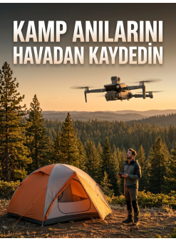 Gps Destekli Katlanabilir Çift Kameralı Drone Ekranlı Kumandalı