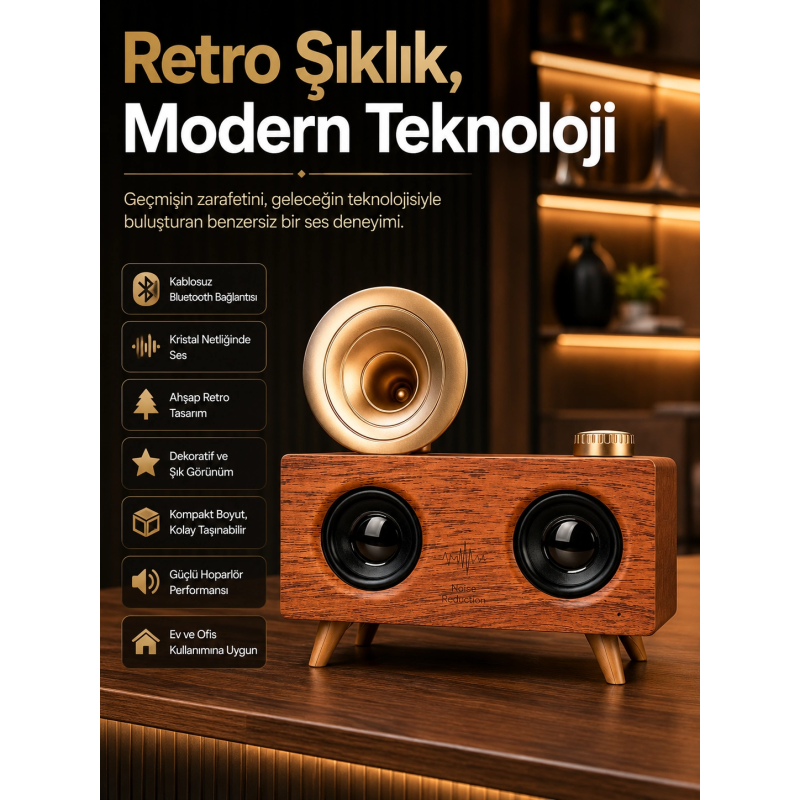 Gramafon Nostaljik Radyo Yüksek Ses Kalitesi Usb Tf Kart Aux Gramafon Nostaljik Radyo Yüksek Ses Kalitesi Usb Tf Kart Aux