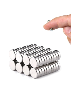10 Adet 8x3mm Yuvarlak Neodyum Mıknatıs Güçlü Nikel Kaplamalı Kaliteli Dayanıklı Magnet