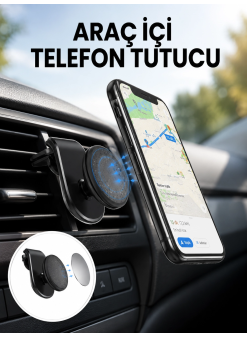 Güçlü Mıknatıslı Araç İçi Telefon Tutucu – Evrensel Uyum Yeni Nesil