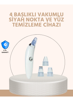 Güçlü Vakumlu Siyah Nokta Temizleyici – Cilt Pürüzlerini Gideren