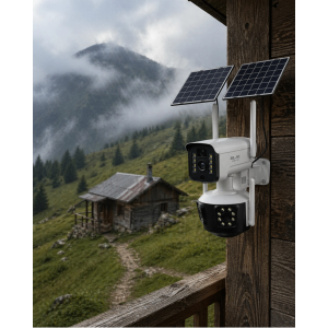 Güneş Enerjili Bahçe Kamerası 4g Sım Kartlı 9mp Akıllı Güvenlik Kamerası